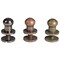 Idea-Ology Metal 2-Part Hitch Fasteners .375" 12/Pkg-Antique Nickel, Brass & Copper